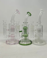 Double Tree Perc Bend Water Pipe